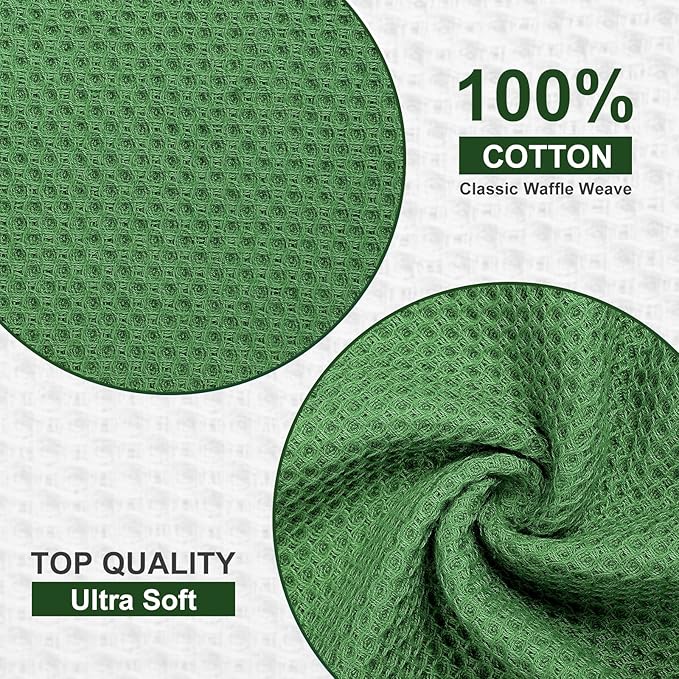 Homaxy 100% Cotton Dish Cloths, 8 Pack
