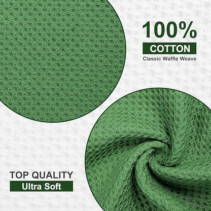 Homaxy 100% Cotton Dish Cloths, 8 Pack