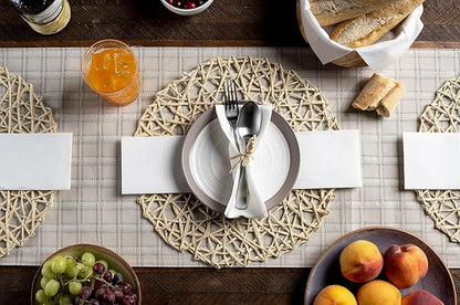 200 BloominGoods Disposable Bathroom Napkins | Single-Use Linen-Feel Guest