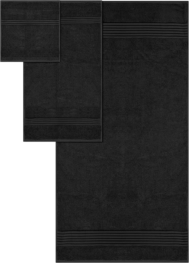 Utopia Towels 8 Piece Premium Towel Set, 2 Bath, 2 Hand, and 4 Washcloths