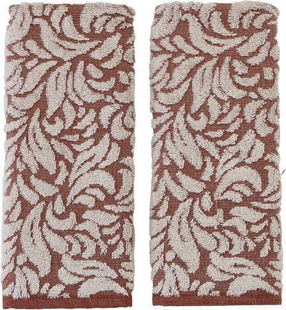 SKL Home Renan 100% Turkish Cotton Premium 2-Piece Hand Towel Set, 600 GSM