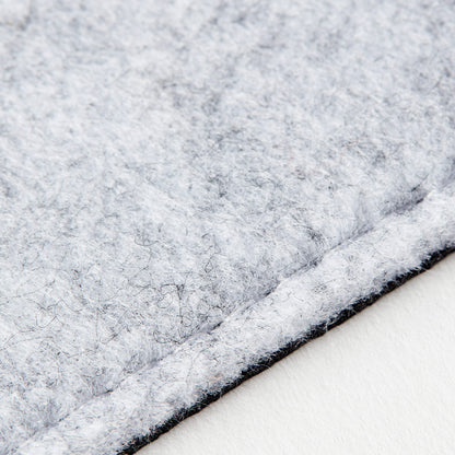 Wolvende Premium Felt Desk Mat | Small 12" x 27.5" | Multifunctional Desk Pad for Home Office | Light Gray