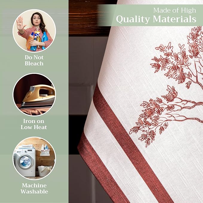Maison d' Hermine Kitchen Towels Set of 3 100% Cotton 20" x 27.5" Reusable