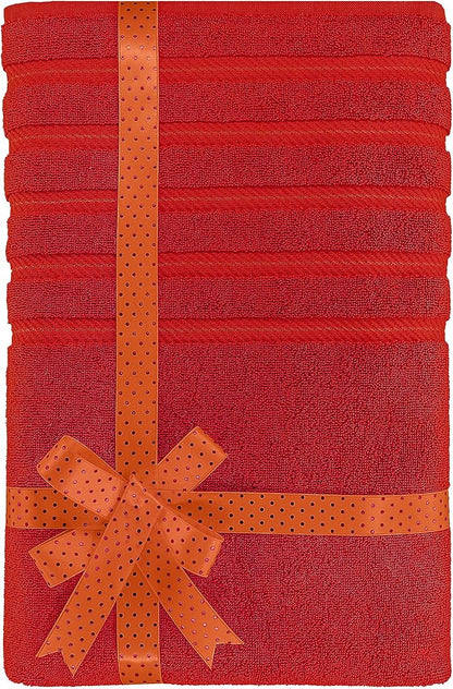 American Soft Linen 35x70 Jumbo Large Bath Towel, 600 GSM 100% Cotton Turkish