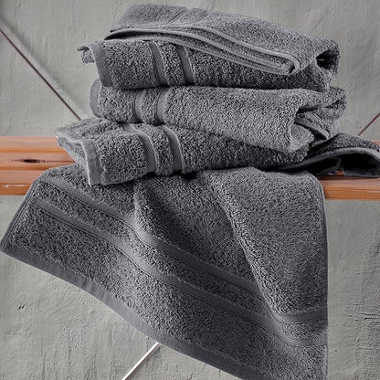 Hawmam Linen Cool Grey Hand Towels 4-Pack