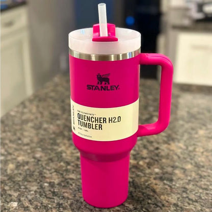 Dark Pink Stanley Tumbler – Bold Style, Lasting Hydration