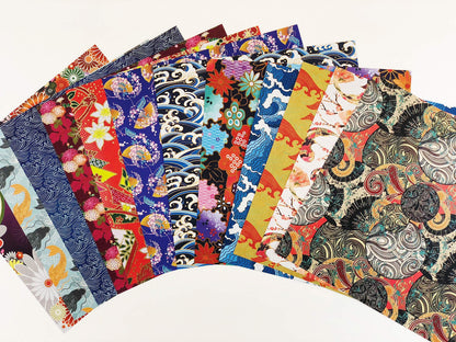 Origami Paper 500 sheets Chiyogami Patterns 6" 15cm: Tuttle Origami Paper: Double-Sided Origami Sheets Printed with 12 Different Designs (Instructions for 6 Projects Included)
