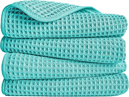 POLYTE 430 GSM Microfiber Lint Free Hand Towel, 16 x 30 in, 4 Pack
