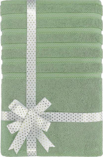 American Soft Linen 35x70 Jumbo Large Bath Towel, 600 GSM 100% Cotton Turkish