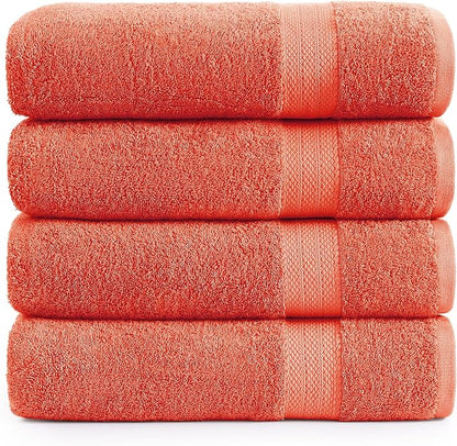 LANE LINEN 100% Ring Spun Cotton Bath Towels