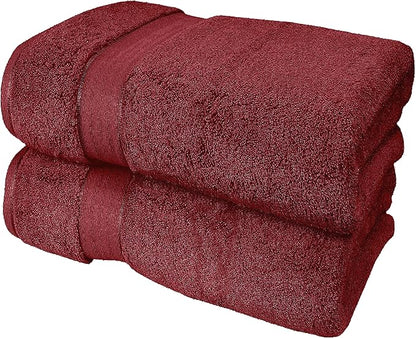 GLAMBURG 700 GSM Premium Oversized Extra Large Cotton Bath Sheet 35x70-100%