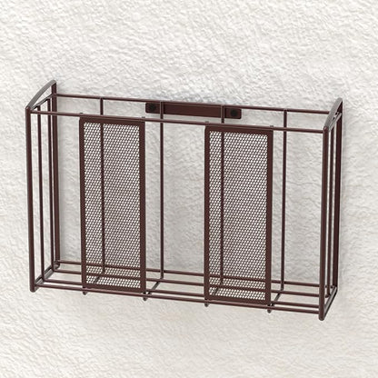 Simple Houseware Over Cabinet Door Organizer, Mesh Bronze