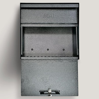 Mail Boss 7160 Metro Locking Security Wall Mount Mailbox, Galaxy