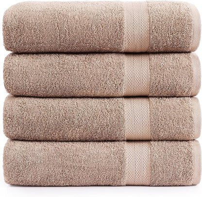 LANE LINEN Luxury Bath Towels Set of 4