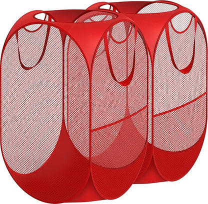 Simple Houseware Mesh Pop-Up Laundry Hamper Basket