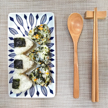 Japanese Rice Ball Mold Set, 2 Pack Mini Triangle Sushi Makers, 3-Grid Rice Ball Shaper, Bento Lunch Tool, Reusable Polypropylene Kitchen Gadget, Dishwasher Safe, Made in Japan