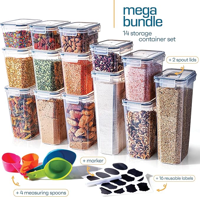 14 PCS Airtight Food Storage Containers