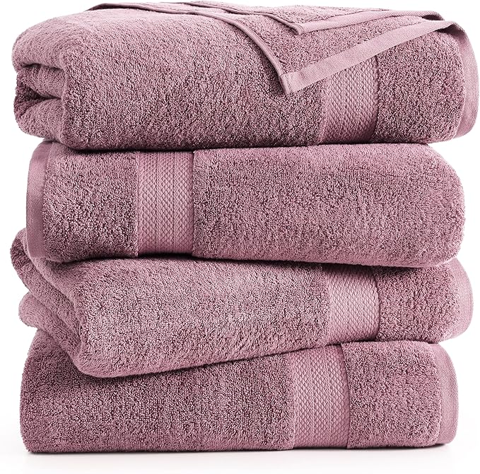 LANE LINEN Premium Bath Towels Set of 4