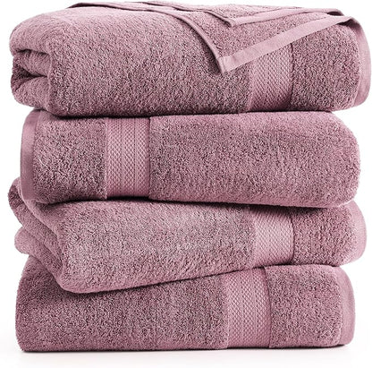 LANE LINEN Premium Bath Towels Set of 4