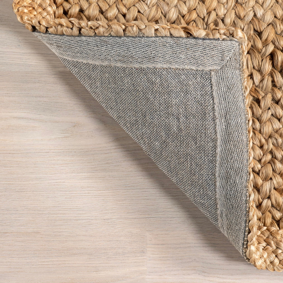 Rugs USA Willow Bordered Jute Area Rug, 8'6" x 11'6", Natural