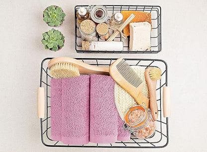 Utopia Towels 24 Pack Cotton Washcloths Set, 100% Ring Spun Cotton, Highly