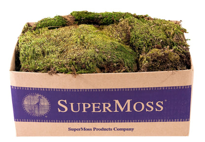 SuperMoss (21537) Mood Moss – Natural Moss for Home Decor, Terrariums, Floral Arrangements, and Craft Projects, 1,564 cu in, Dried