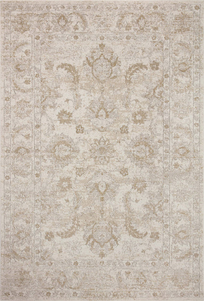 Loloi Odette Collection ODT-03 Ivory/Beige 5'-3" x 7'-9" Area Rug