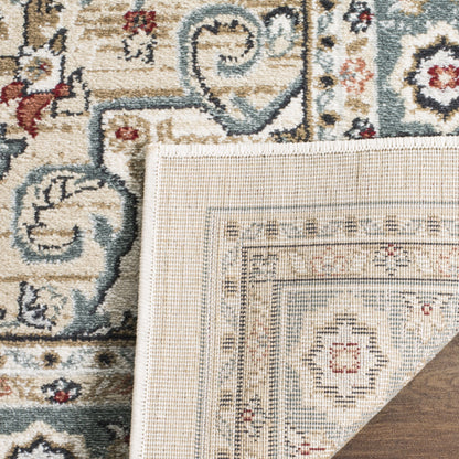 SAFAVIEH Lyndhurst Collection Area Rug - 8' x 10', Cream & Beige, Traditional Oriental Design, Non-Shedding & Easy Care, Ideal for High Traffic Areas in Living Room, Bedroom (LNH338B)