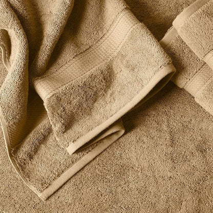 SUPERIOR Egyptian Cotton Pile 6 Piece Towel Set, Includes 2 Bath, 2 Hand