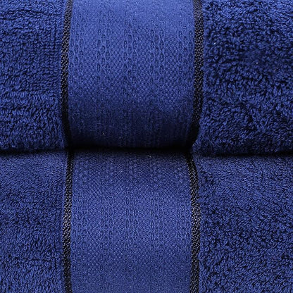GLAMBURG 700 GSM Premium Cotton 2-Pack Oversized Extra Large Bath Sheet Set