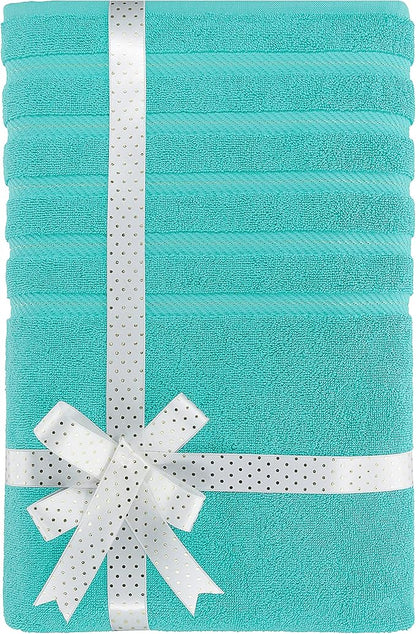 American Soft Linen 35x70 Jumbo Large Bath Towel, 600 GSM 100% Cotton Turkish
