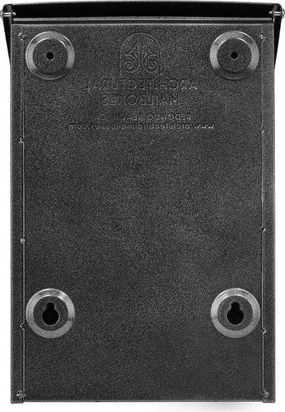 ARCHITECTURAL MAILBOXES 2681P Pewter Marina Wall Mount Mailbox, Small (Pack of 10)