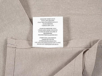 KAF Home Set of 12 Flat Flour Sack Embroidery/Craft Gray Kitchen Towels