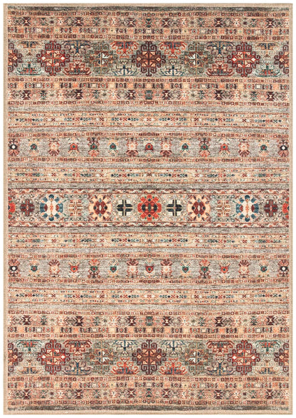 Keen Home Design 8x10 Rug - Machine Washable Area Rug with Non-Slip Backing, Ideal for Living Room, Dining Room, Bedroom - Vintage, Easy Clean, Durable, Low Pile Rug - (8' x 10')