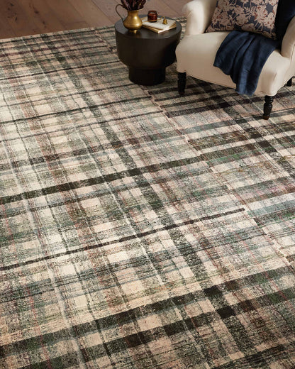 Loloi Chris Loves Julia Humphrey Collection HUM-03 Forest/Multi 5'-0'' x 7'-0'' .38" Pile Height, Area Rug feat. CloudPile