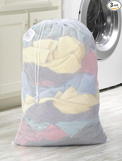 Whitmor Mesh Laundry Bag with ID Tag