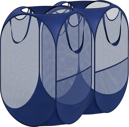 Simple Houseware Mesh Pop-Up Laundry Hamper Basket
