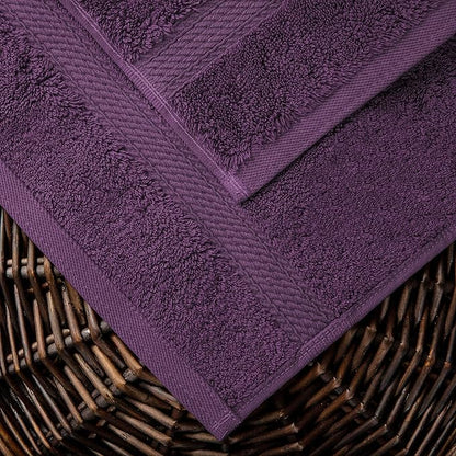 SUPERIOR Egyptian Cotton Pile 10 Piece Towel Set, Includes 2 Bath, 4 Hand