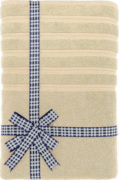 American Soft Linen 35x70 Jumbo Large Bath Towel, 600 GSM 100% Cotton Turkish