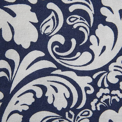 DII Cotton Dish Towel Set Damask Print, Nautical Blue