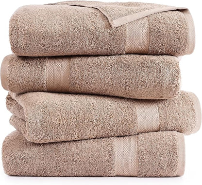 LANE LINEN Luxury Bath Towels Set of 4