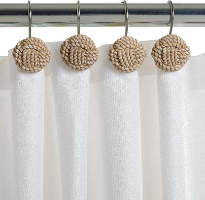 Zenna Home Shower Curtain Hooks Seaside Serenity Bath Accessories