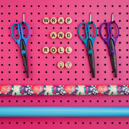 Craft Room Pegboard Letters for Pegboard Craft Peg Board Organizer Accessories | 115 Pegboard Decoration Blocks with Emojis - Round