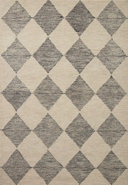 Loloi Chris Loves Julia Francis Collection FRA-01 Beige/Charcoal 7'-9" x 9'-9" Area Rug