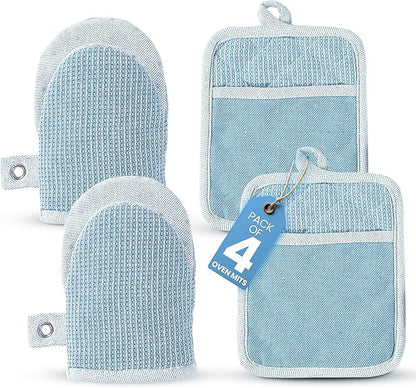 Casa Platino BBQ Gloves & Potholders Set, Pot Holder