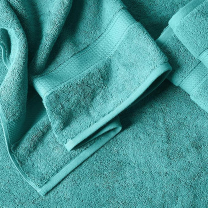 SUPERIOR Egyptian Cotton Pile 6 Piece Towel Set, Includes 2 Bath, 2 Hand