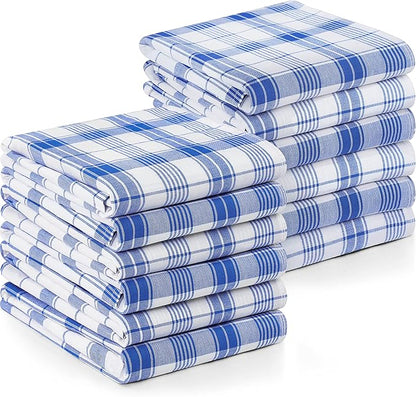Utopia Towels Blue & White Dish Towels 100% Ring Spun Cotton Highly Absorbent &