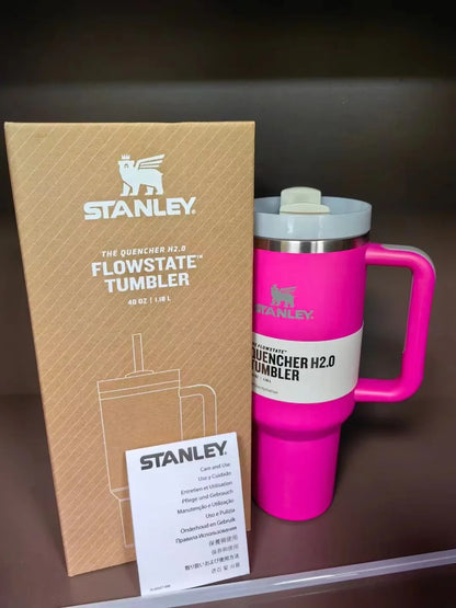Black Stanley Quencher H2.0 Tumbler – 40 oz Travel Cup